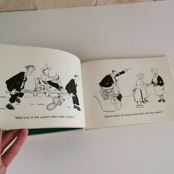 The Crazy World of Tennis Cartoons by Peter Rigby Book Tennis Player Funny Humor - Picture 5 of 8